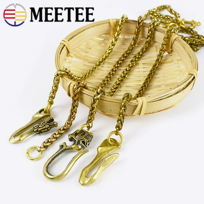 Metal Field Solid Brass O Link Chain,Oval Shape Chain,Brass Wallet Chain,Leather Bag Chains 11 X 14 X 3mm / 25 - Foto 9