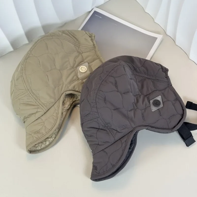 Winter Hat Winter Men Women Trapper Aviator Trooper Earflap Warm Waterproof Ski Down Hat Bomber Cap Ear Protectors Hats Reversible Wearable