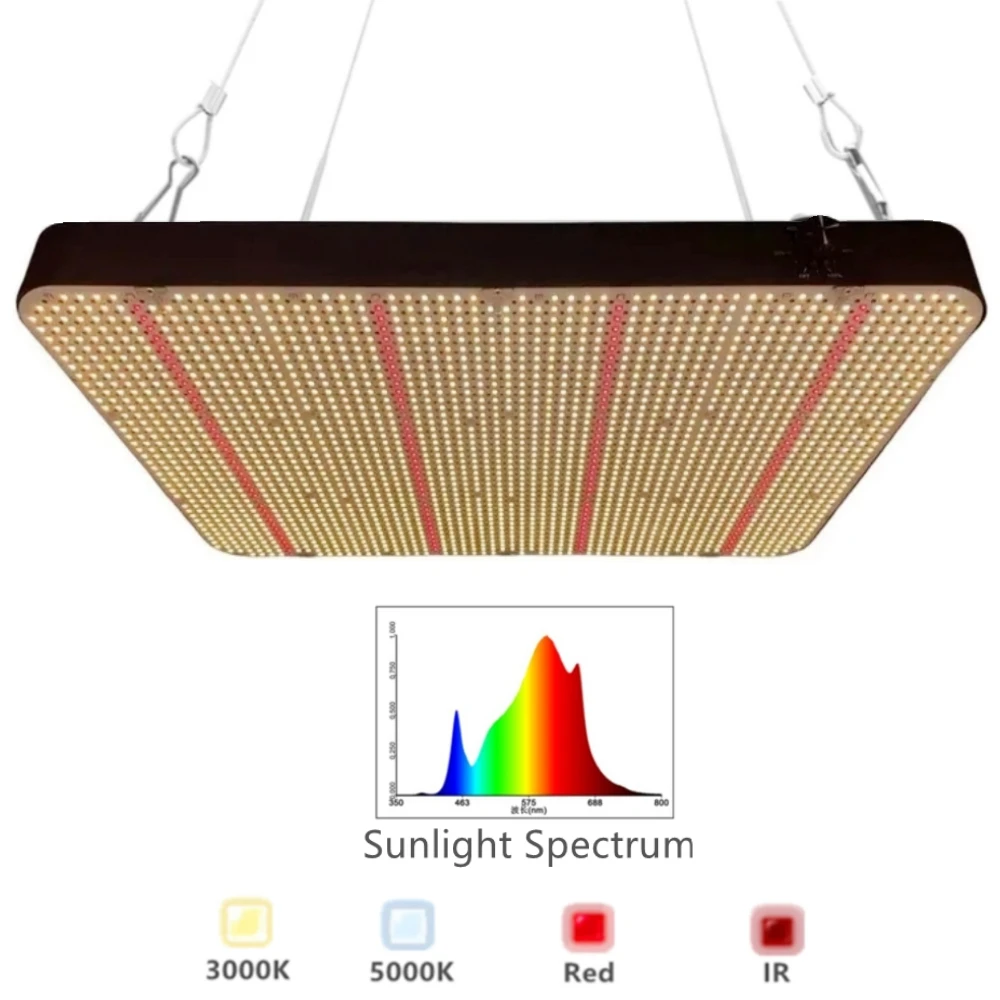 Przedsprzedaż 130W Led rosną światła pokładzie Samsung LM281B + QBS 588 sztuk leds zbudowany z wentylatorów 26DB pełne spektrum