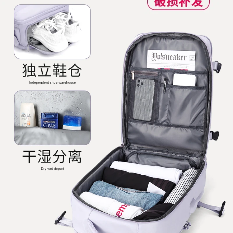 

Backpack 2021 New Large Capacity Travel School Bag, Junior High School College Student Travel Backpack Women's Travel Bag