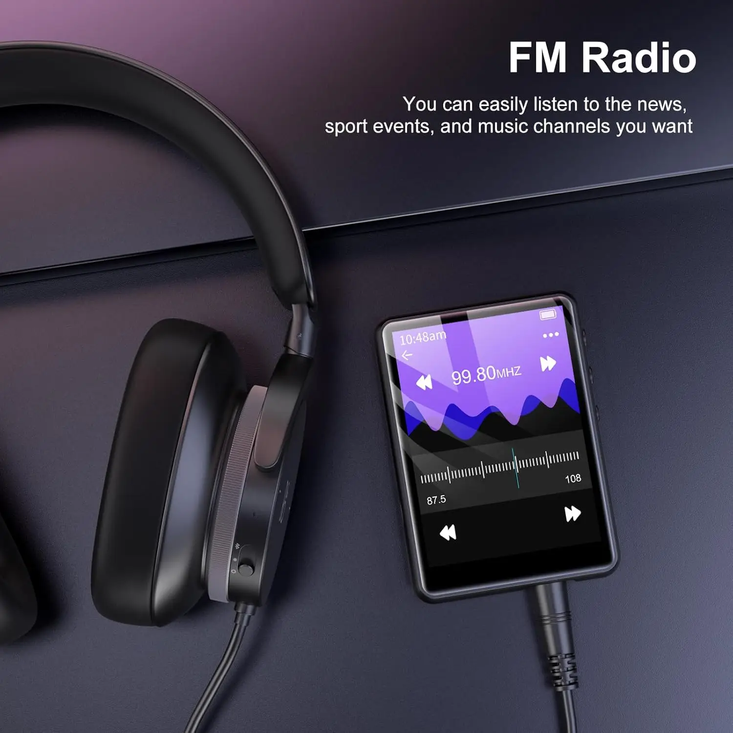 Portable Bluetooth MP3 Player with Touch Screen