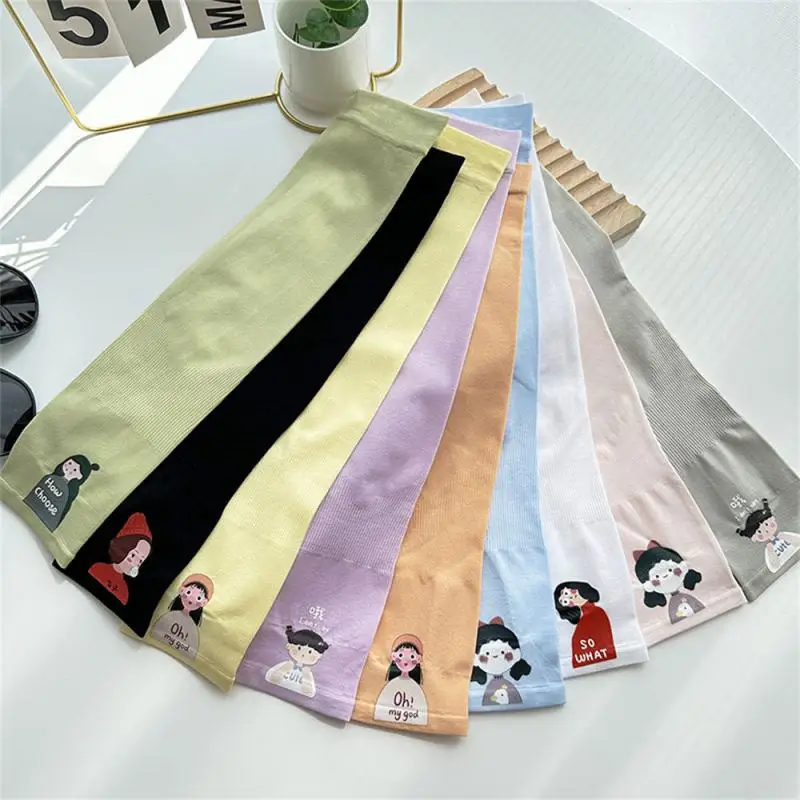 

1 Pair Ice Silk Sleeve Summer Sun Protection Sleeve Women Outdoor Cycling Driving UPF50+ UV Protection Arm Warmer Cover Sleeve