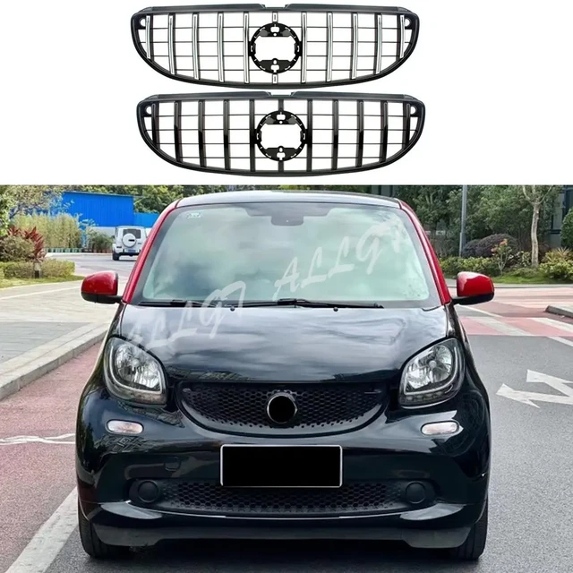 Vorne Racing Facelift Grille Mitte Haube Stoßstange Für-Benz Benz Smart  Fortwo W453 2015-2021 2 Türen GT gill - AliExpress