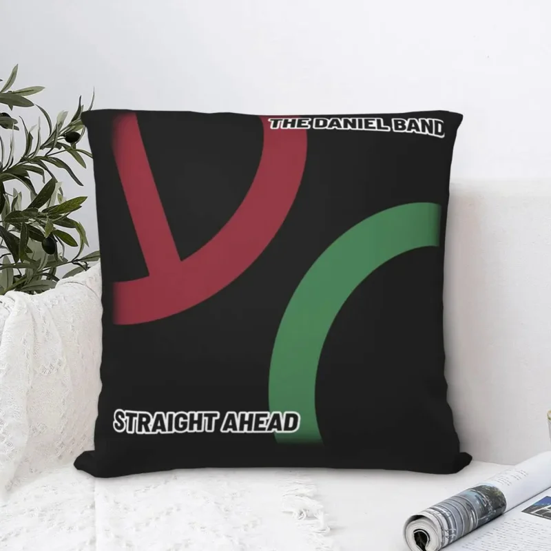 

Daniel Band - Straight Ahead Square Pillowcase Polyester Pillow Cover Velvet Cushion Zip Decorative Comfort Throw Pillow Home