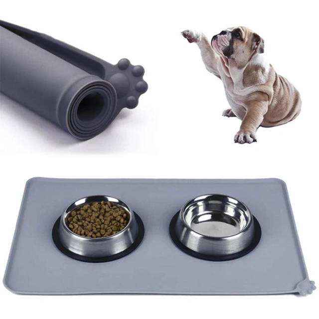Silicone Dog Cat Pet Food Pad Pet Bowl Drinking Mat Waterproof Pet Mat Dog  Feeding Placemat - AliExpress