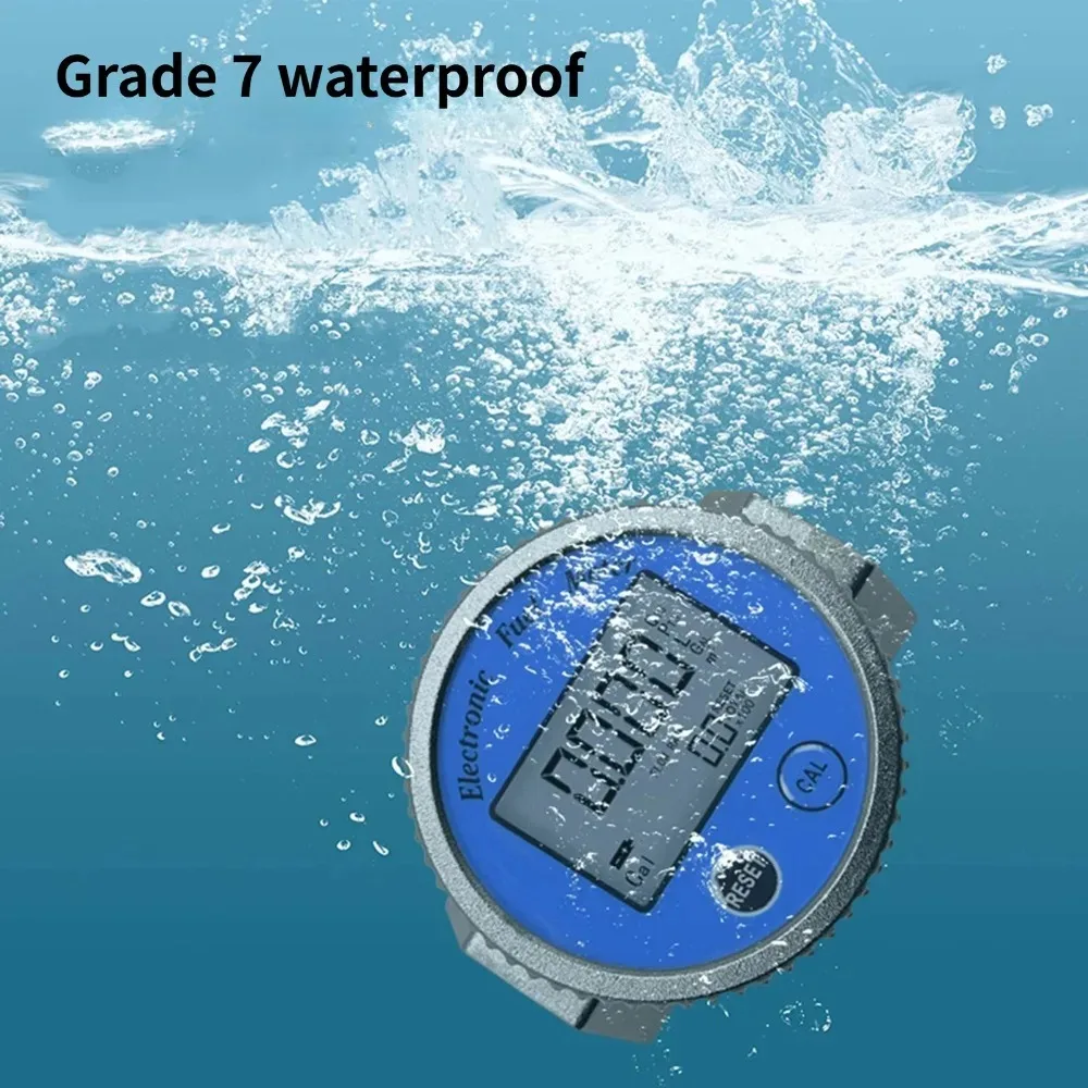 High Precision Electronic Turbine Flowmeter Digital Display Flow Meter for Metha