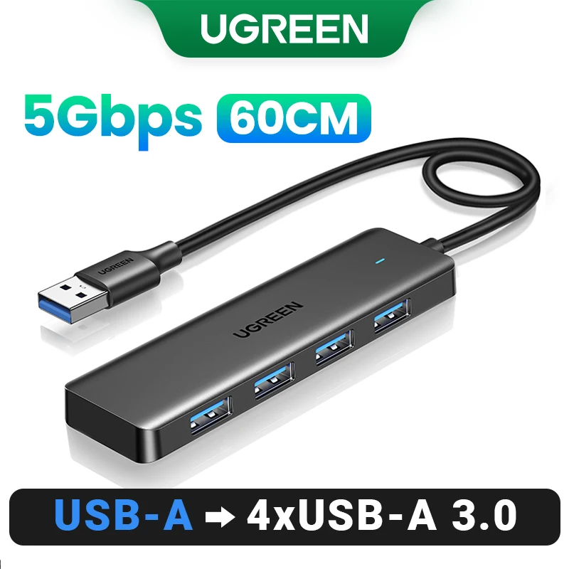 UGREEN USB 3.0 Hub 4 Ports USB HUB Slim for thumbnail 1