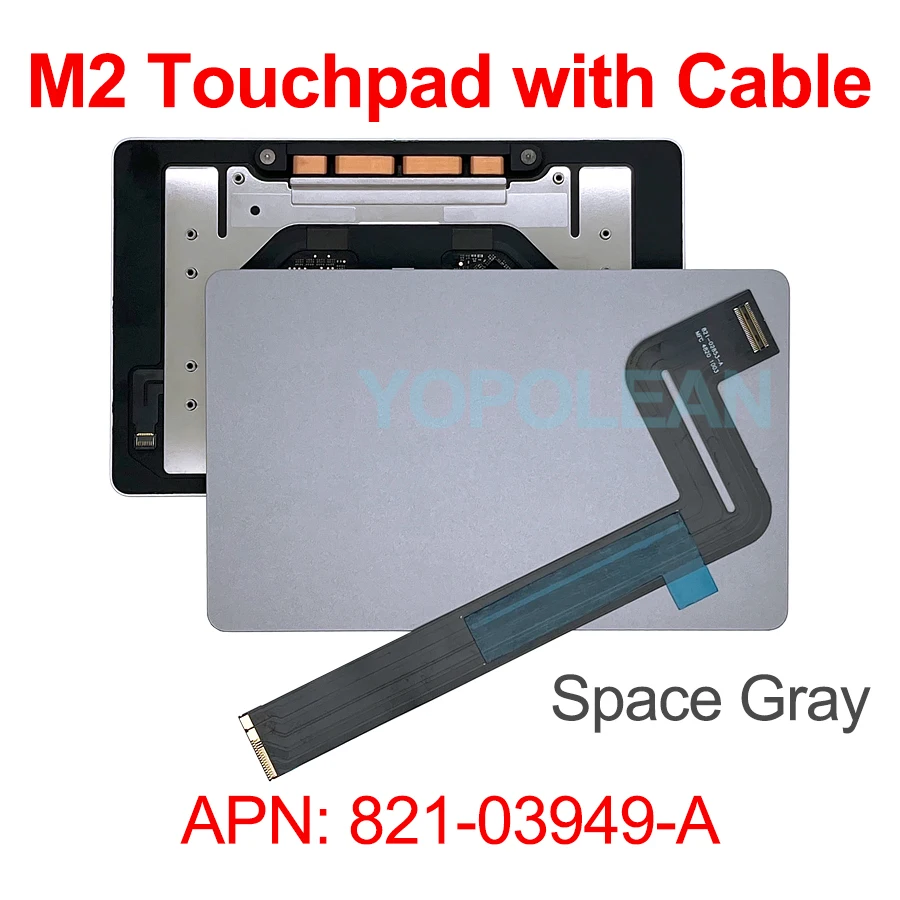 Original Silver Gray A2338 Trackpad Touchpad with Cable for