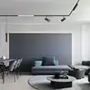 Smart Magnet Track Light System, Tuya Zigbee Dimmable LED Spotlight Adjustable Magnetic Rail Lamp Lighting for Living Room Black 5