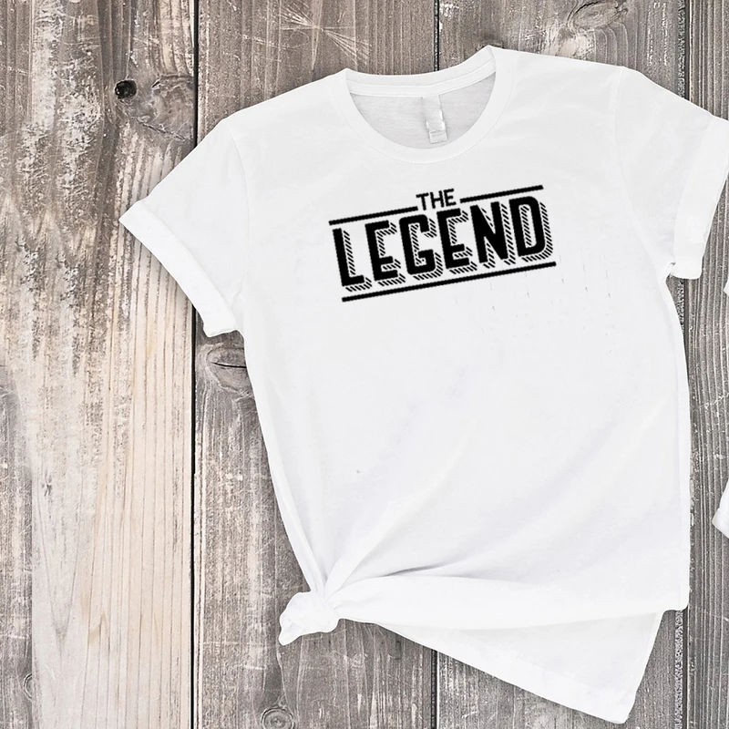 thumbnail image 5 of Camisetas de padre e hijo con leyenda Conjuntos navideños 2021 Camisetas a juego Regalo del día del padre Ropa a juego familiar Letras de moda, 5 of 5