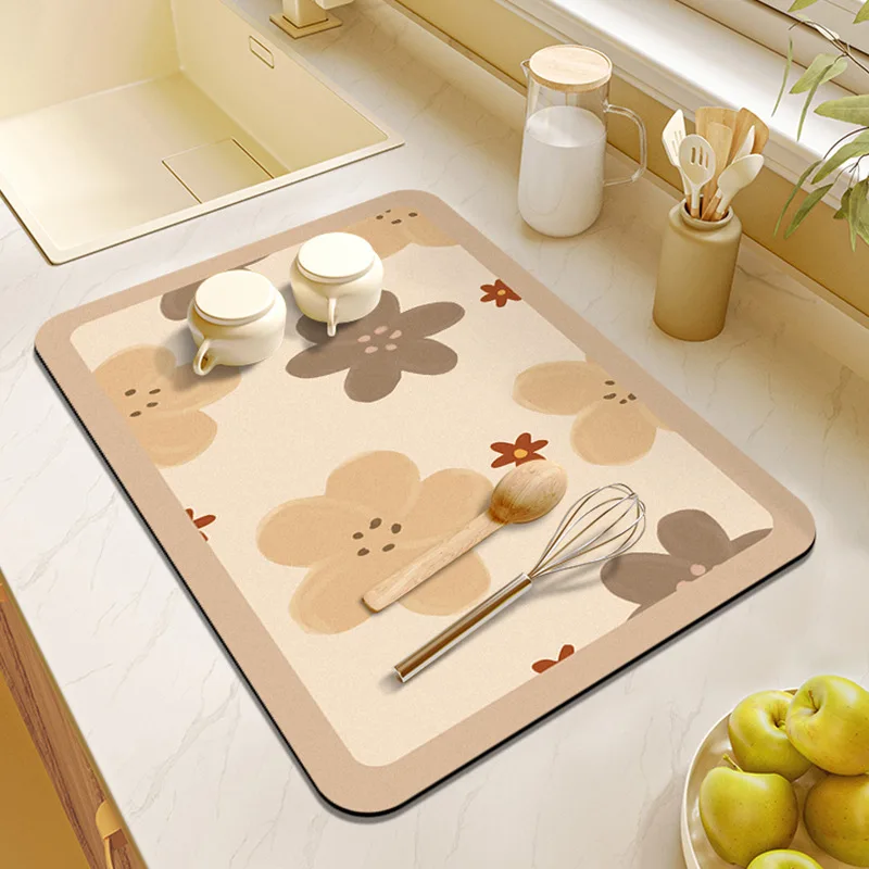 Rubber Mat Kitchen Countertop Slide Mat for Appliance Coffee