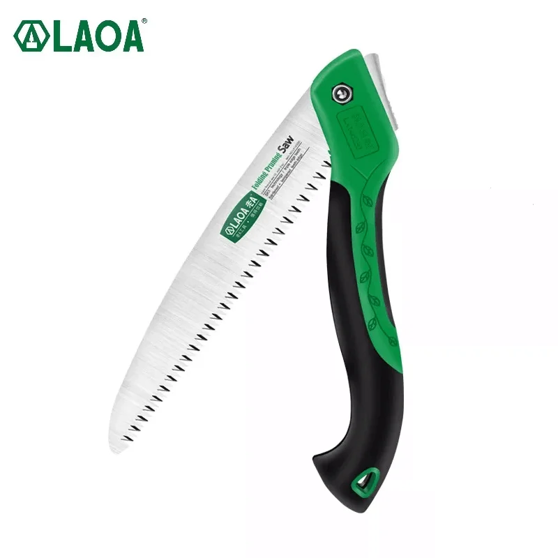 Camping Saw Foldable Portable Secateurs Gardening Pruner 10 Inch Tree Trimmers Garden Tool for Woodworking Folding Hand Saw LAOA garden tools folding saw folding hand saw garden pruner
