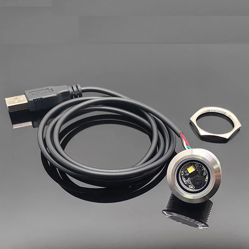 GM861 USB Interface 1D/2D Bar Code QR Code Barcode Scanner Module Stainless Steel Thread With Fill Light Easy To Use