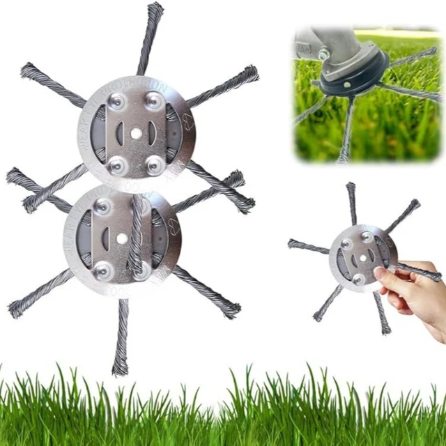 Universal Steel Wire Lawn Mower Blade Accessories Trimmer Head Home Garden Tidying Weed Control ToolsWeeding Machine Grass 4