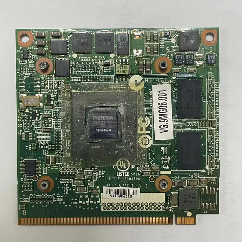 9300M GS 9300MGS MXM II DDR2 256MB G98-630-U2 Graphics Video Card For ...