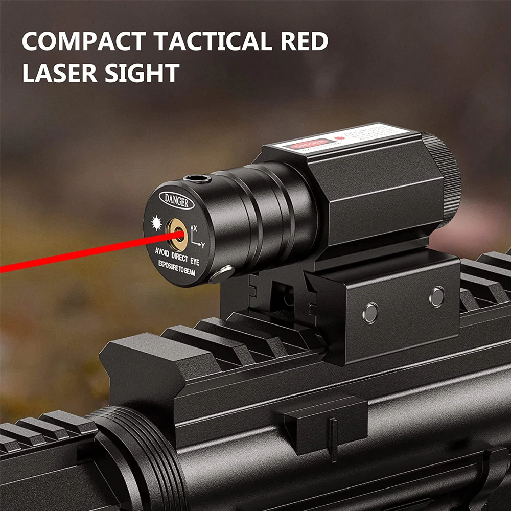 Tactical Red Dot Sight Laser Picatinny Rail Mount 20mm Hunting M1 Airsoft  Sight Red Dot Scope With High Mount Rail