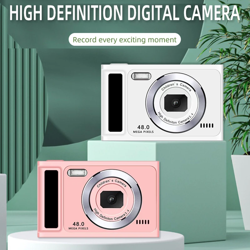 Portable Retro CCD Digital Camera with Auto Focus
