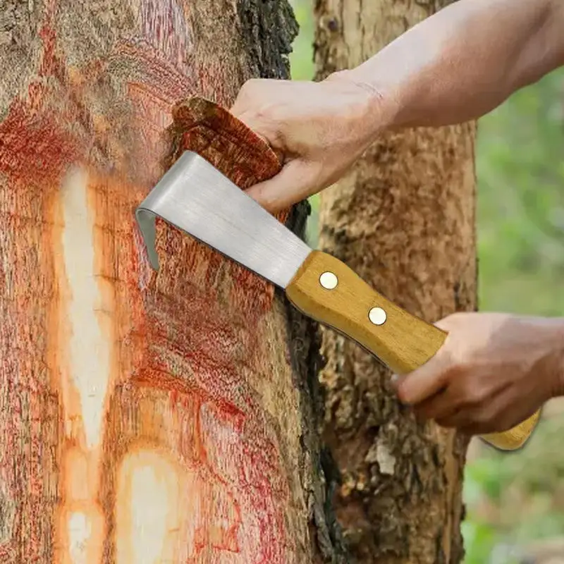 Tree Bark Removal Tool Fruit Tree Bark Manual Stripping Tool Multifunctional Shaving For Patio Park Woodworking Garden