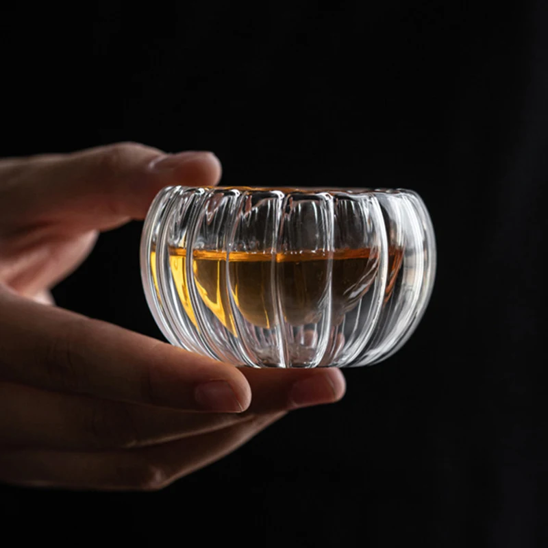 Coffee Cup Tea Cup 50ml Glass Teacups Set Of 4/6pcs Double Walled Insulated Glasses Clear Espresso Coffee Cup Teaware Mug Accessories
