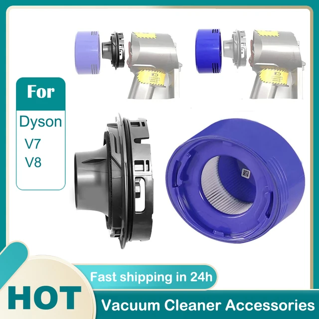 Compatible with Dyson V7 Replacement Motor Cover Post HEPA Filter