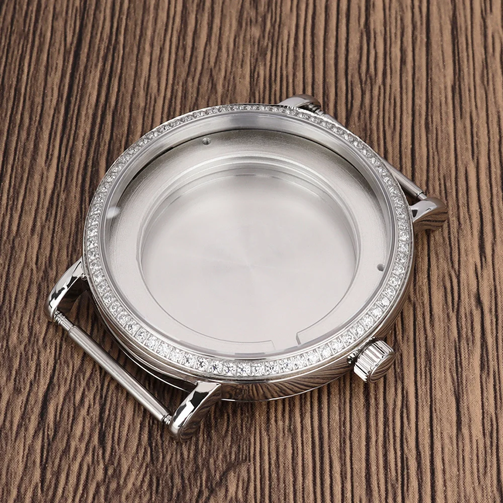 Ultra Thin Domed Sapphire Crystal Glass Watch Case - 40mm, Waterproof Accessories