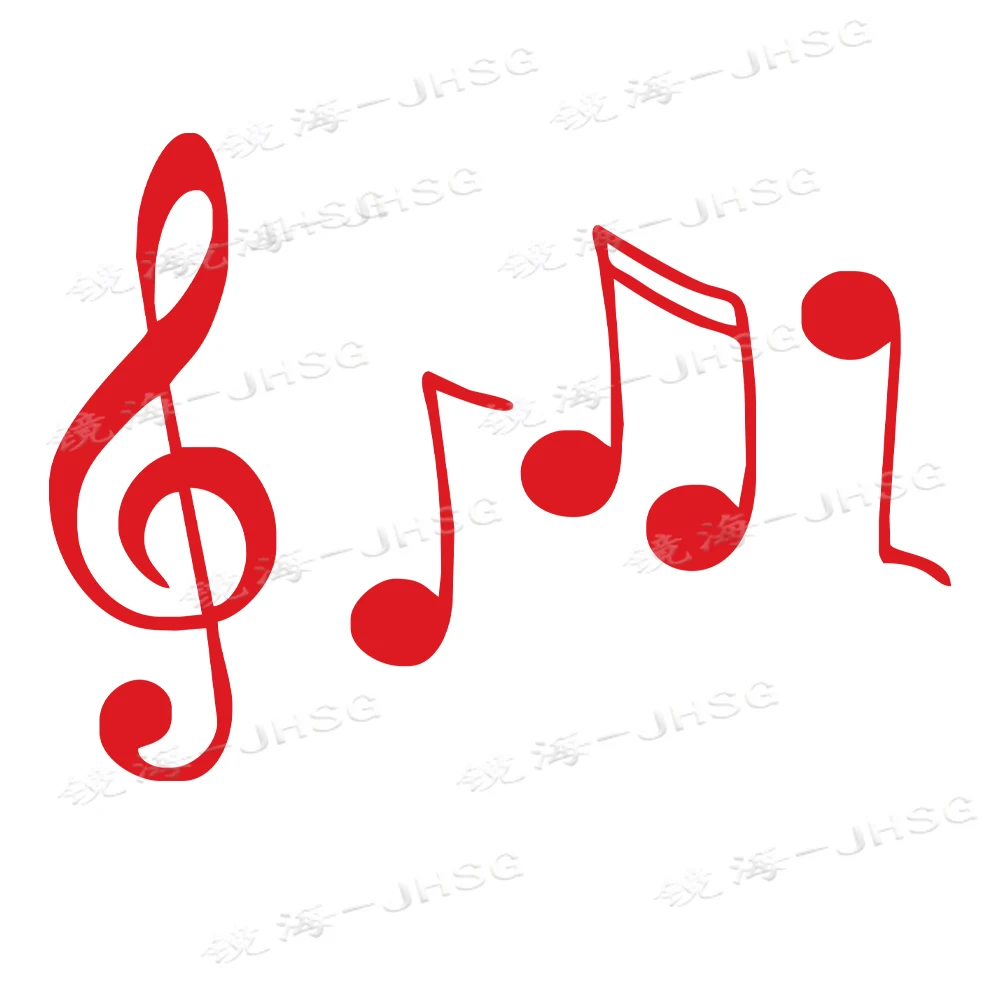 

Musical Notes V3 Vinyl Die Cut/Decal/Sticker - Suitable for Car/piano/guitar/water Cup/laptop Exterior Decoration Accessories