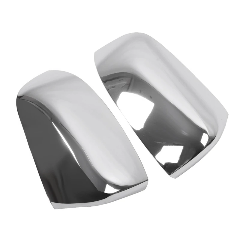 For Ford Ranger / Everest 2012- ABS Silver Chrome Rear View Mirror Housing Cover Cap -Side Door Mirror Cover