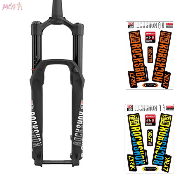 Rockshox LYRIK Front Fork Stickers DIY PVC 27.5/29 Mountain Bike