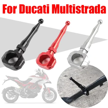 Per Ducati Multistrada 1200 1260 MTS1200 V4 V4s Accessori Cavalletto Cavalletto Laterale Supporto Assist Estensione Anti-Calcio Assistente