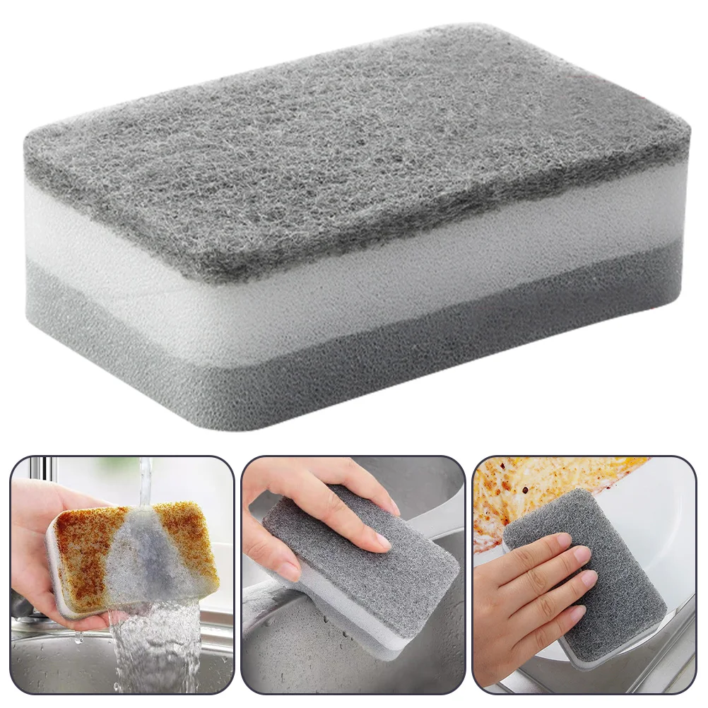 

Sponge Scouring Pad Dish Scrubber Wok for Dishes Kitchen Washing Cleaning Wok