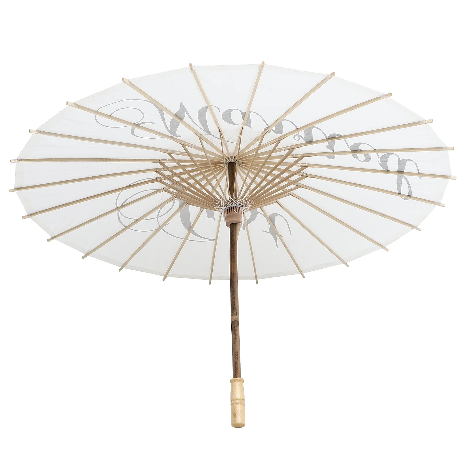 Efavormart 4 Pack  White 16 Parasol Paper/Bamboo Umbrellas Wedding Party  Favors, Table Decorations, Centerpieces, Bridal Shower Supplies, Photo  Props 