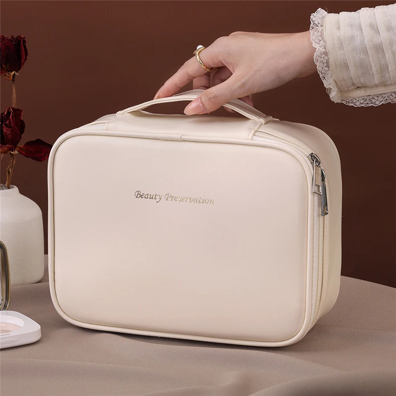 New Women's Portable Travel Cosmetics Storage Bag Large Capacity Waterproof Girl Makeup Bag Luxury Women's Washing Bag organizer 3