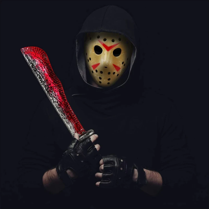 Friday the 13th-Inspired Jason Voorhees Hockey Mask for Halloween and Cosplay Events