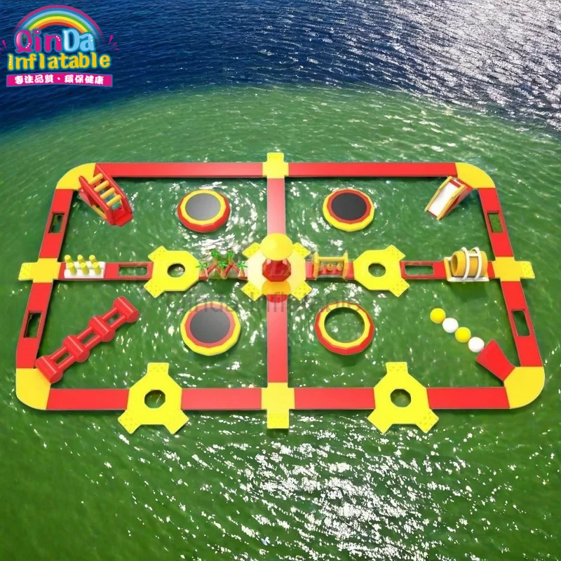 Commercial Inflatable Water Park on Sea,Inflatable Floating Water Aqua Amusement Park Equipment Game