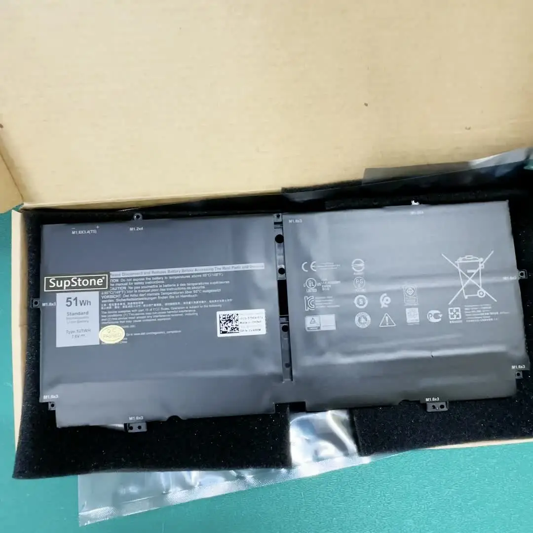 DELL P103G001 互換バッテリパック 51Wh 7.6V 対応用 １年保証 高性能 PSE認証 互換バッテリー 52TWH 互換部品です ・ DELL 互換部品です 51Wh⁄6375mAh XPS 13 7390