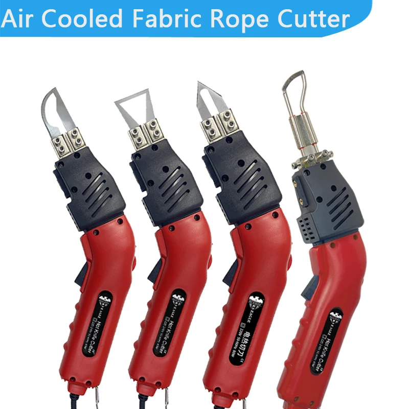 KS EAGLE 80W Hot Knife Fabric Leather Cutter Electric Heat Rope Curtain Cutting Machine Wall Cloth Cable Cutting Tools 110V-220V tubular air curtain 120cm wall mounted toptech door air curtain