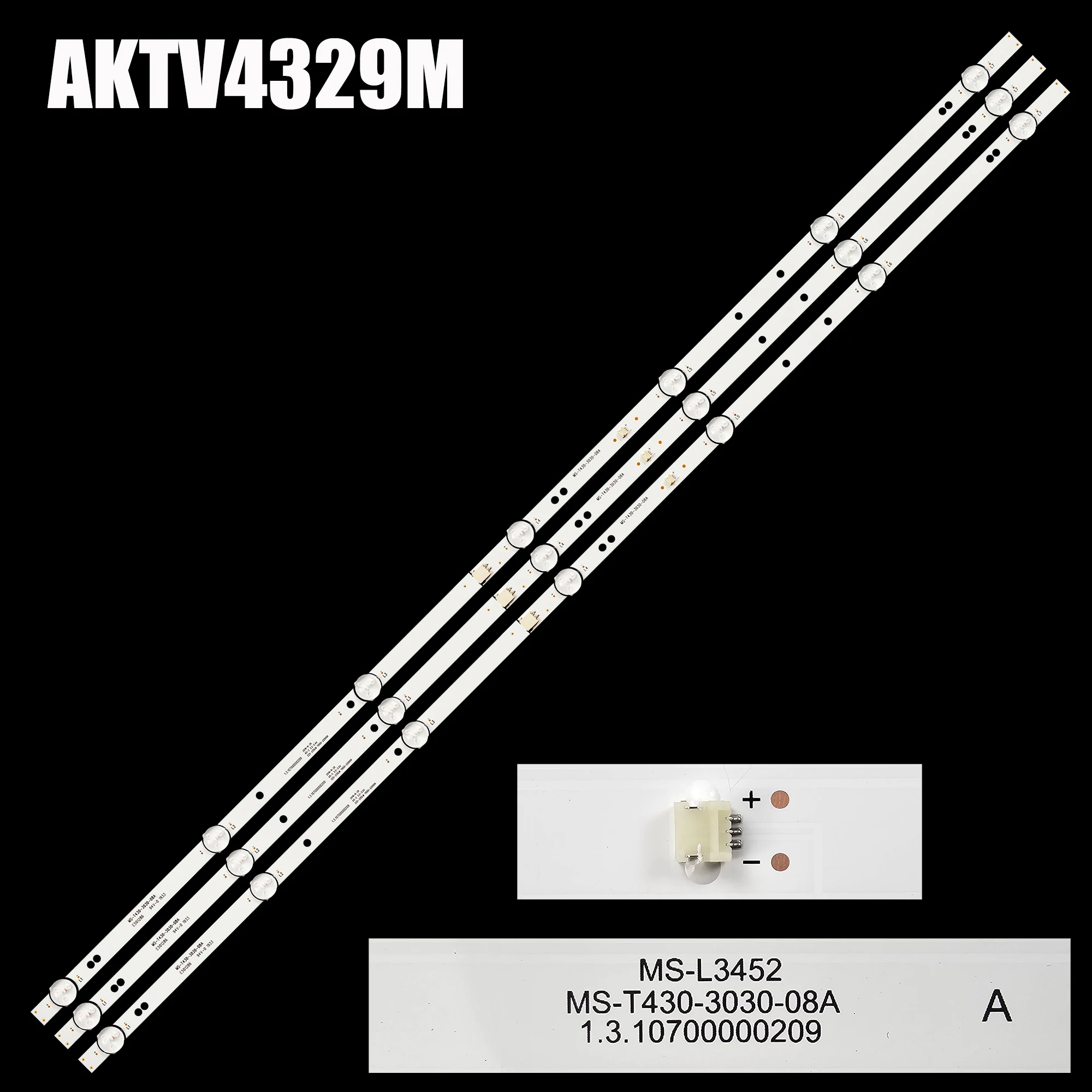 ES-3245 Kit 3 Barres 7 LED 3V TV AUXSTAR 32″ ST2000
