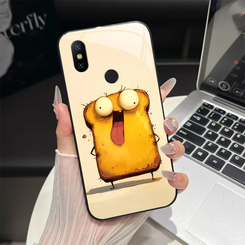 Trendy Fantasy Design Tempered Glass Bumper Phone Case with Full Protection