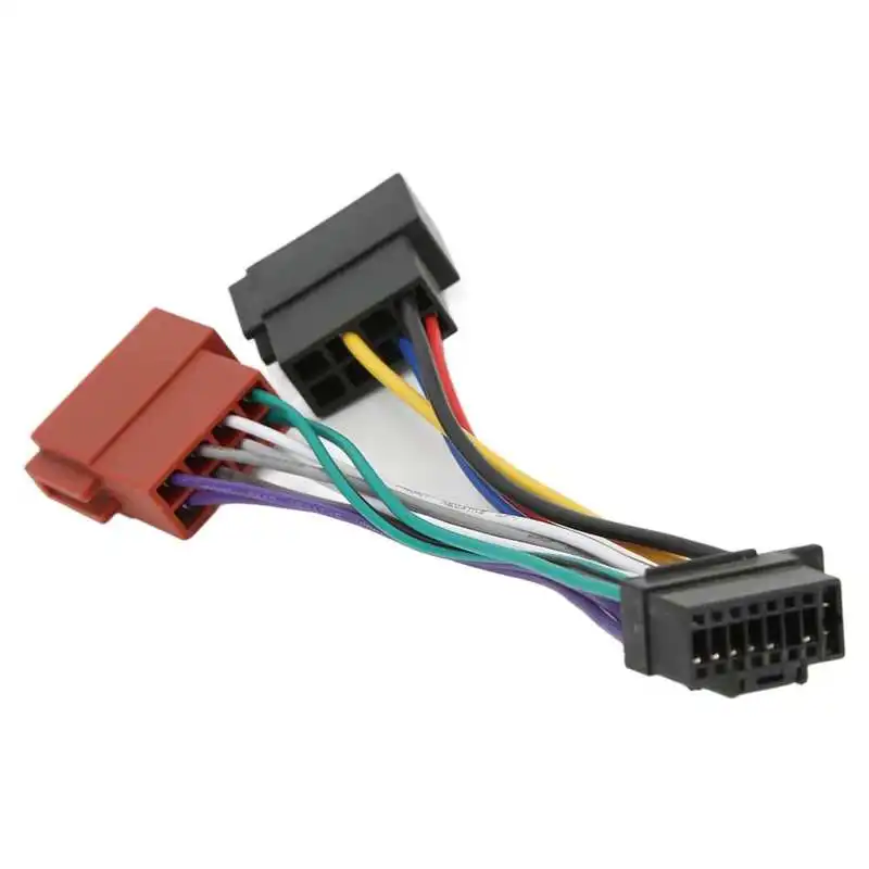 ISO Radio Harness Adapter Radio ISO Harness Connector Easy Install Stereo Replacement