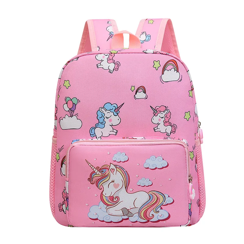 2023 Children School Bags for Girls Child Cute Unicorn Pattern Kids Backpack for 2-5 years Little Princess Girl kindergarten Bag 1
