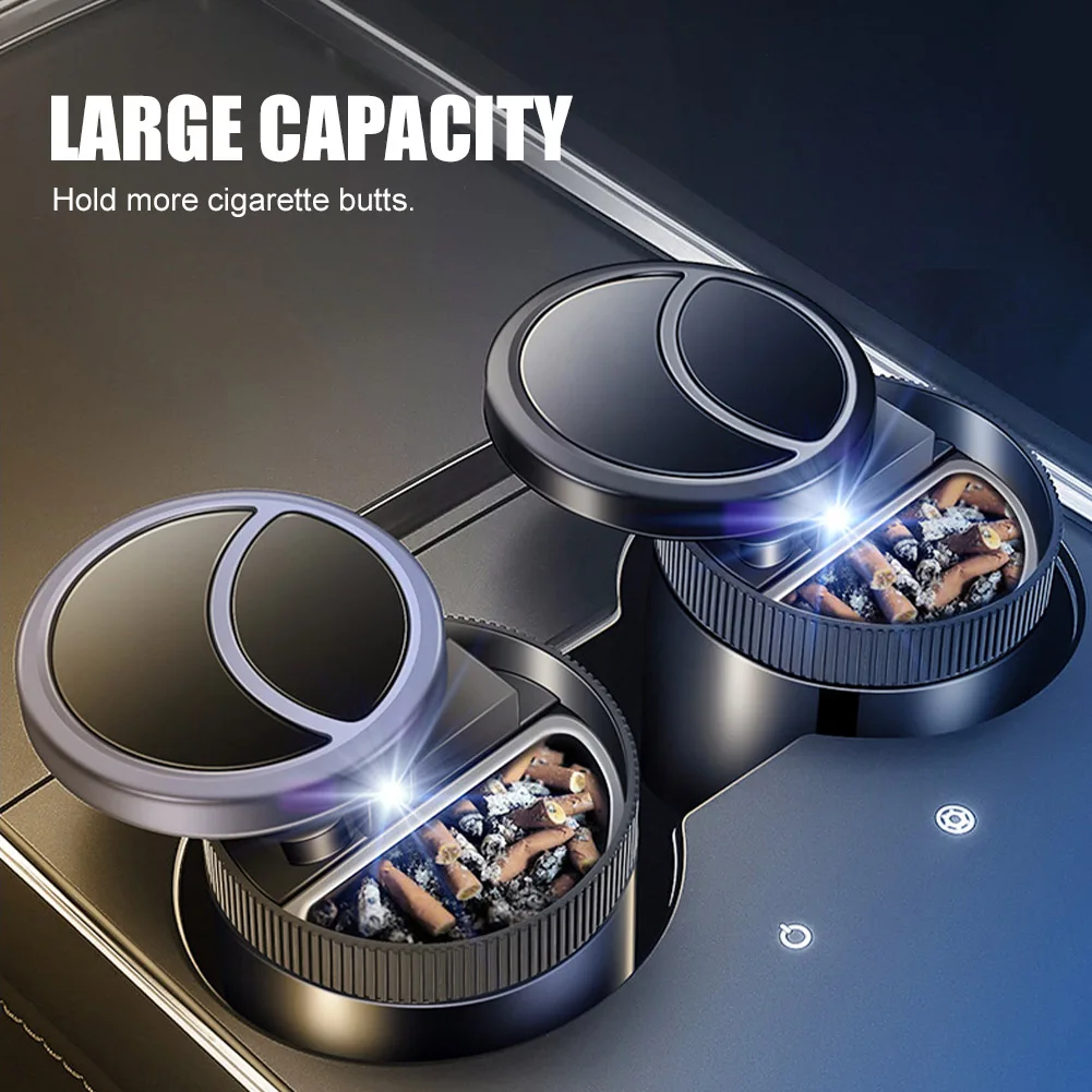 Car Ashtray Automatic Intelligent Induction Open &Amp; Close Universal Car Accessories Cigar Ash Tray