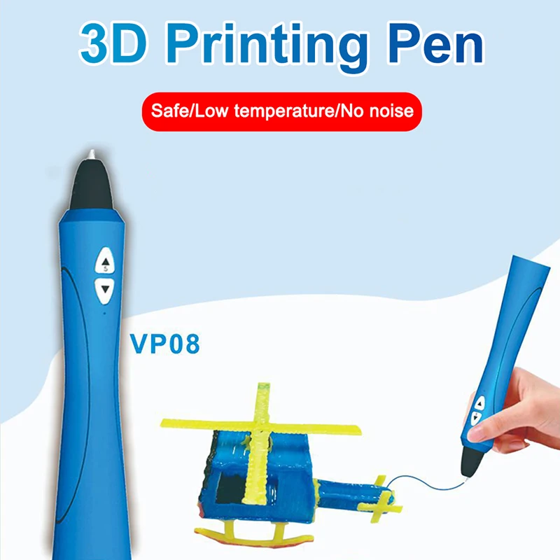 3D Pen 3D Printing Pen Low Temperature with PCL Filament Safe for Kids Children's Educational Birthday Gift for Boys Girls
