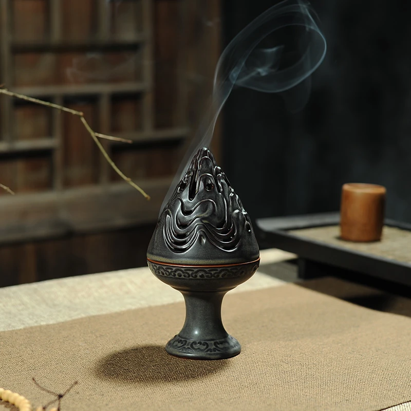 Ceramic Antique Incense Burner Home Indoor Sandalwood Soothing Spirit Boshan Home Decoration Birthday Gift