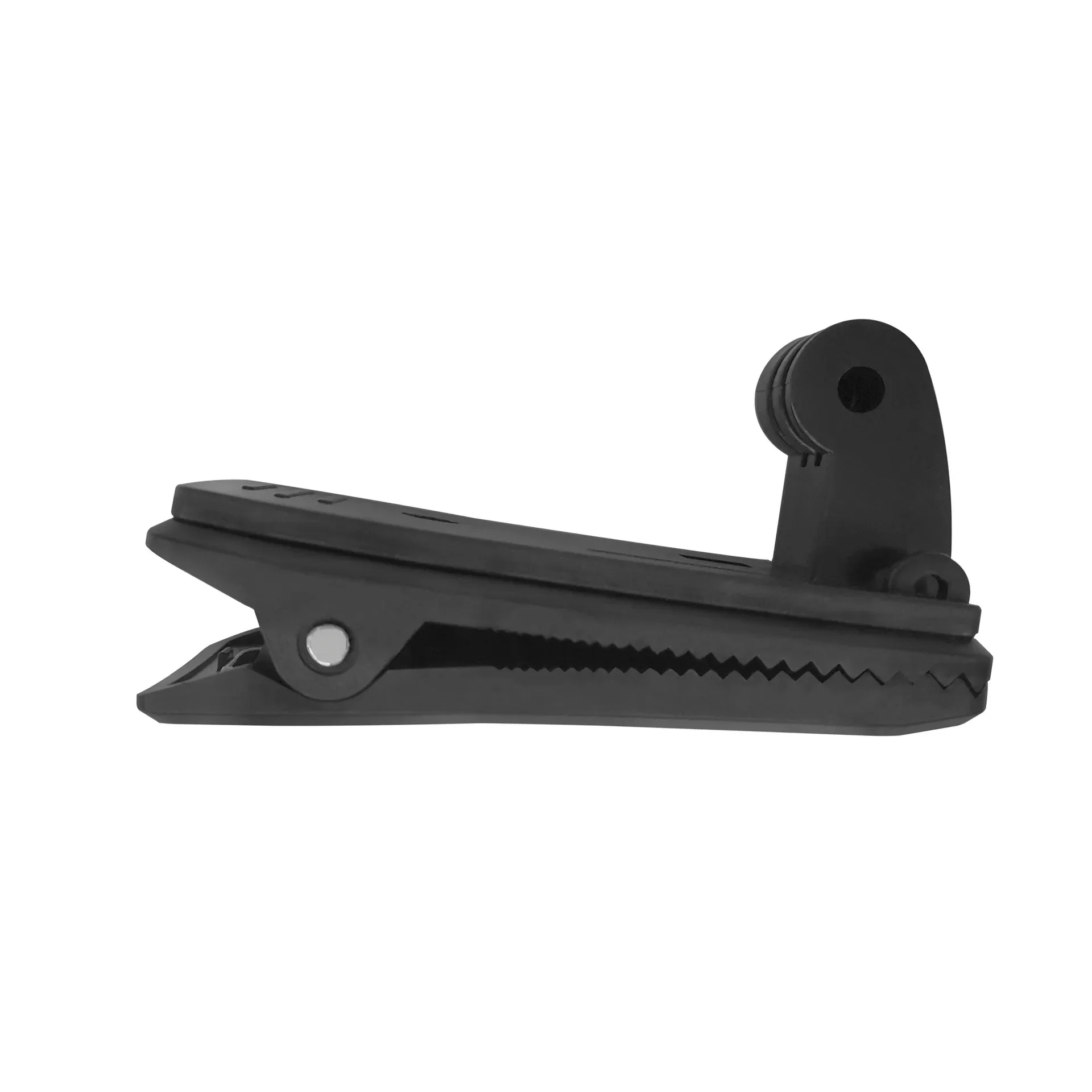 Clip support pour GoPro Hero 1/2/3/3+/4 fixé sur une casquette, parfait pour des prises de vue à la première personne.