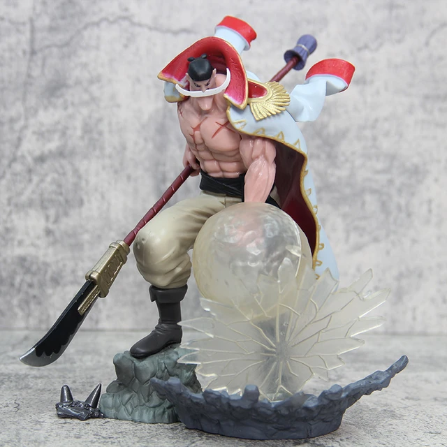 150cm uma peça estatueta branco barba piratas edward newgate figura de ação  cosplay espada arma