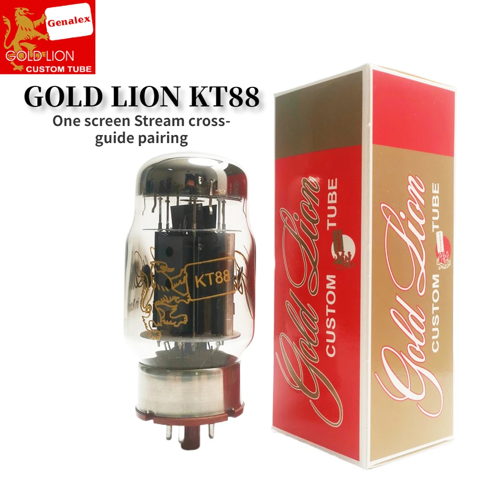 GOLD LION KT88 Vacuum Tube Replace 6550 KT120 EL34 KT66 KT77 KT100 HIFI Audio Valve Electronic Tube Amplifier Kit DIY 2