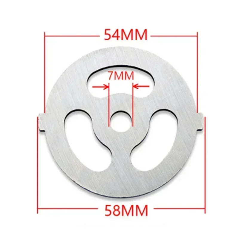Meatball Maker 1pc Meat Grinder Plate Net Cut Meat Grinder Parts Elements Replace Stainless Steel Hole Plate 5 pattern to choose