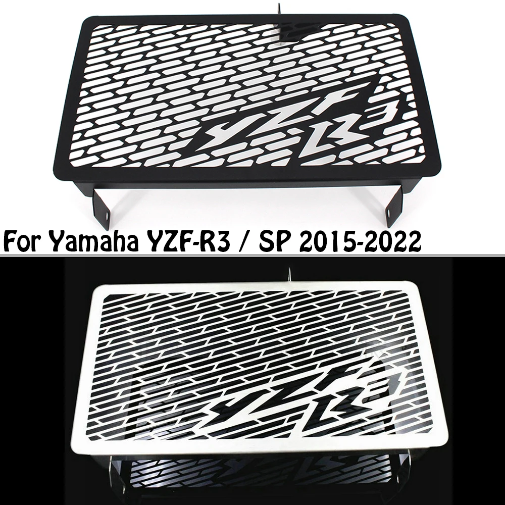 

R3 For Yamaha YZF-R3 YZFR3 SP 2015-2022 Motorcycle Accessories Radiator Guard Protector Grille Grill Cover 2018 2019 2020 2021