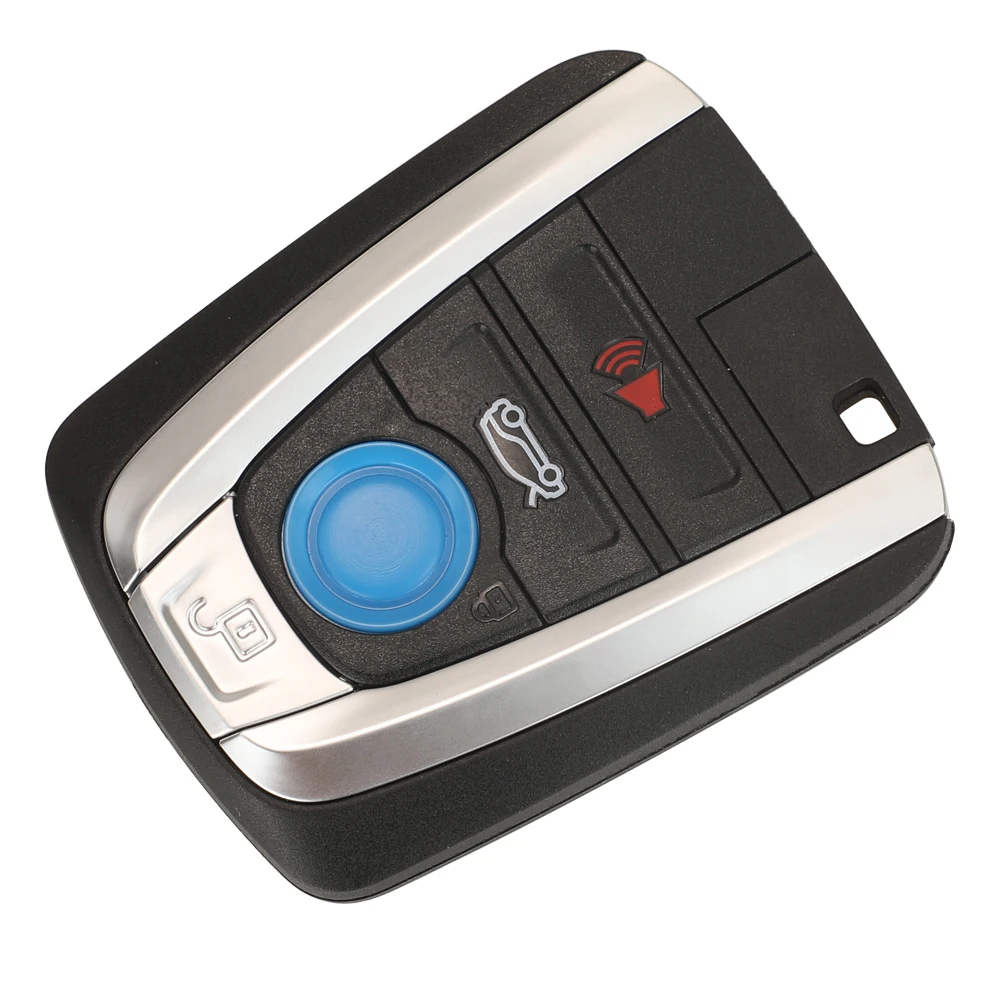 jingyuqin 3+1/4 Button Smart Remote Car Key Shell Fob Case For BMW I3 I8 2014 2015 With Uncut Key Blade