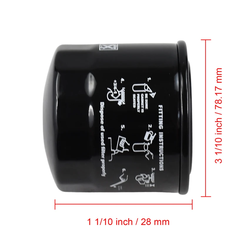 E5205-32091 Spin-on Oil Filter Fits Kioti CK20 CK22 LB1714 LB1719 LB1914